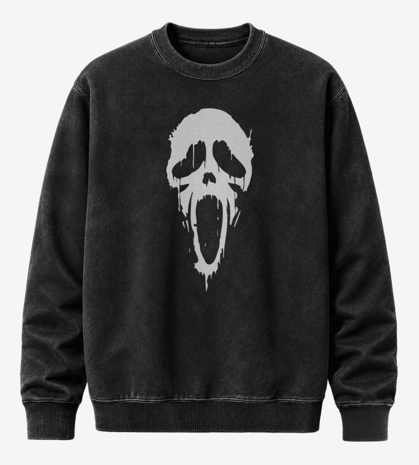 Poleron Polo Acid Wash Negro de Screaaam!!