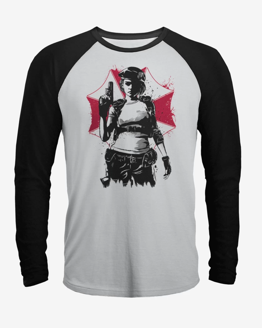 Polera Raglan Jill Valentine 