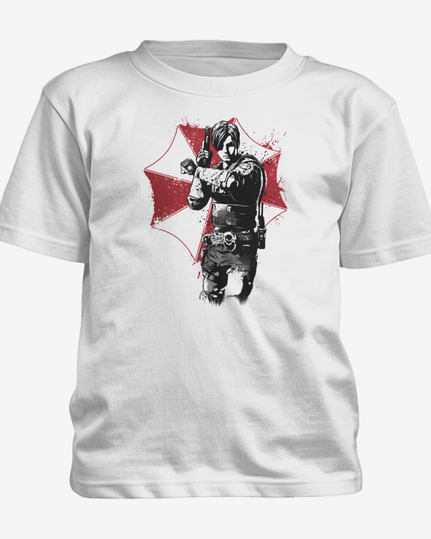 Polera de niño Blanco de Leon Scott Kennedy