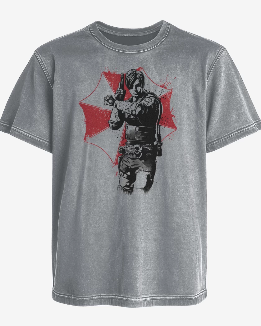 Polera desgastada Leon Scott Kennedy