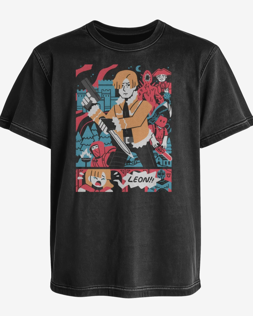 Polera desgastada Resident 4
