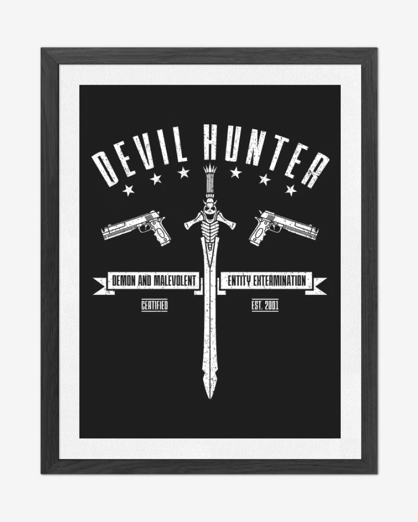 Cuadro decorativo Devil Hunter