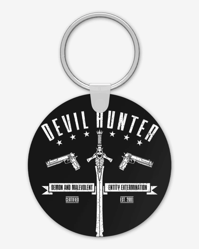 Llavero Negro de Devil Hunter