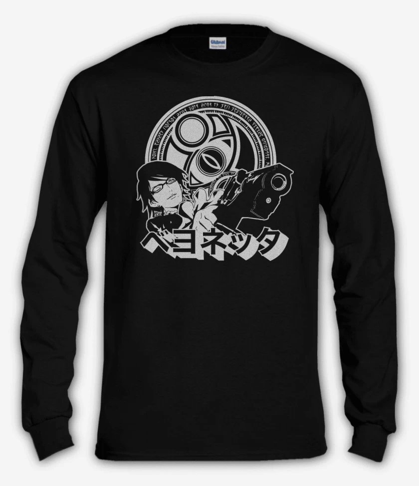 Polera manga larga Negro de Bruja de Umbra