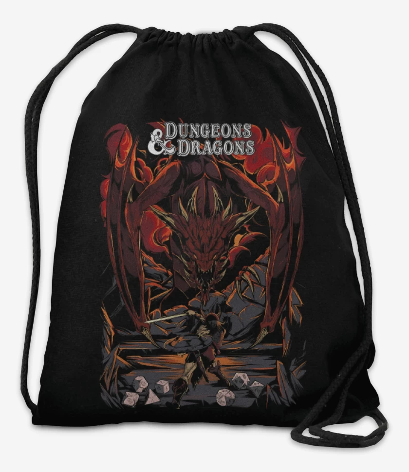 Mochila Negro de Dungeons & Dragons