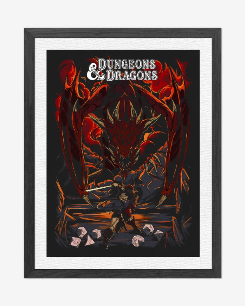 Cuadro decorativo Negro de Dungeons & Dragons