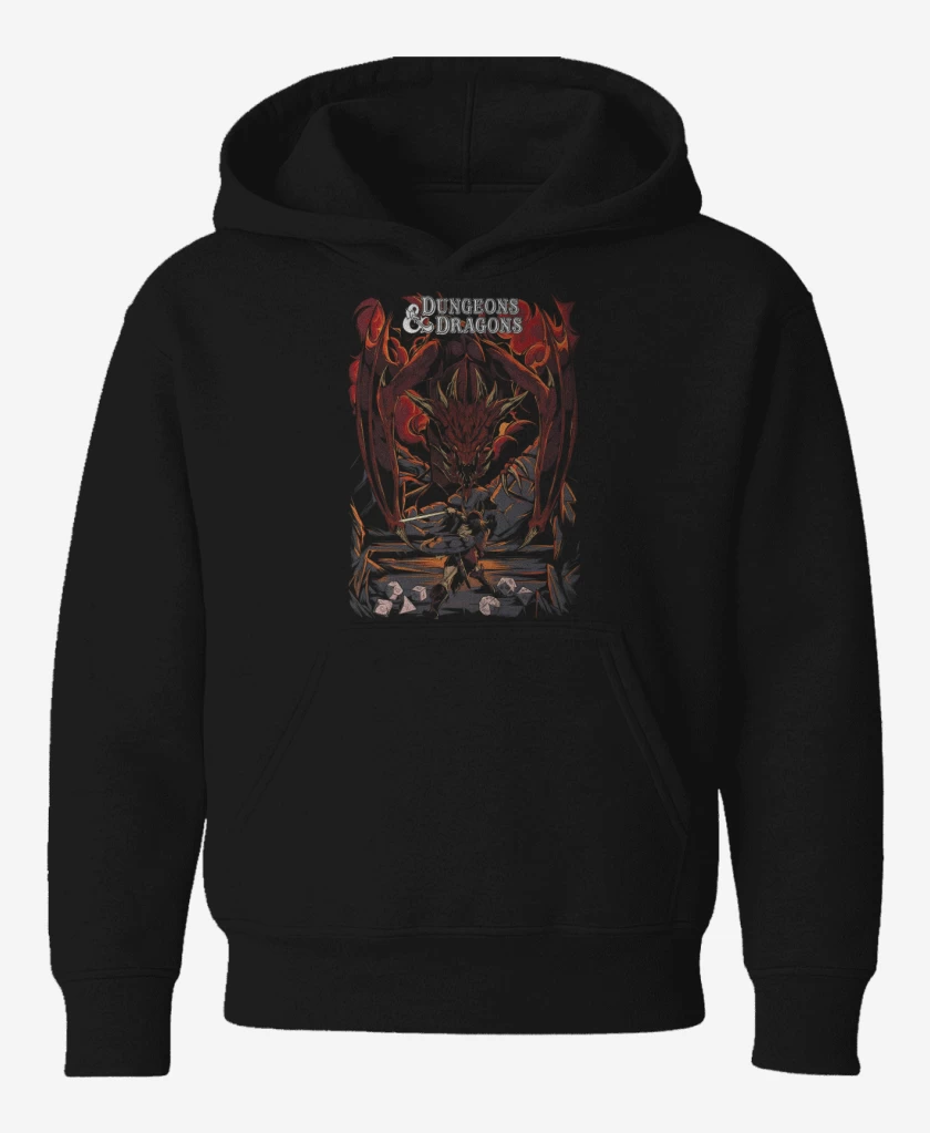 Poleron de niño Negro de Dungeons & Dragons