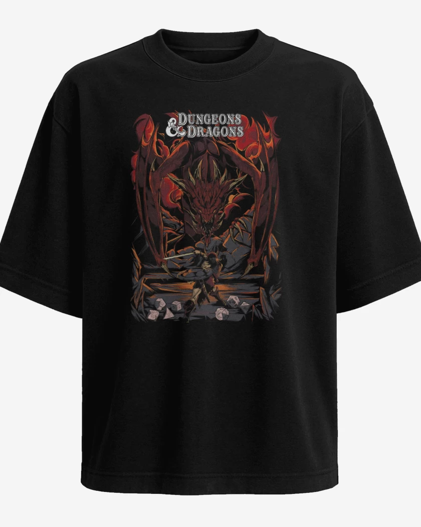 Polera Oversize Dungeons & Dragons