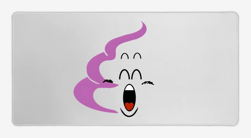 Mouse pad Gamer Blanco de Mojoncito de Arale