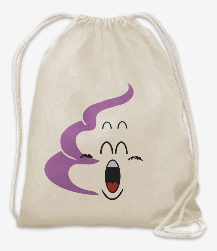 Mochila Blanco de Mojoncito de Arale