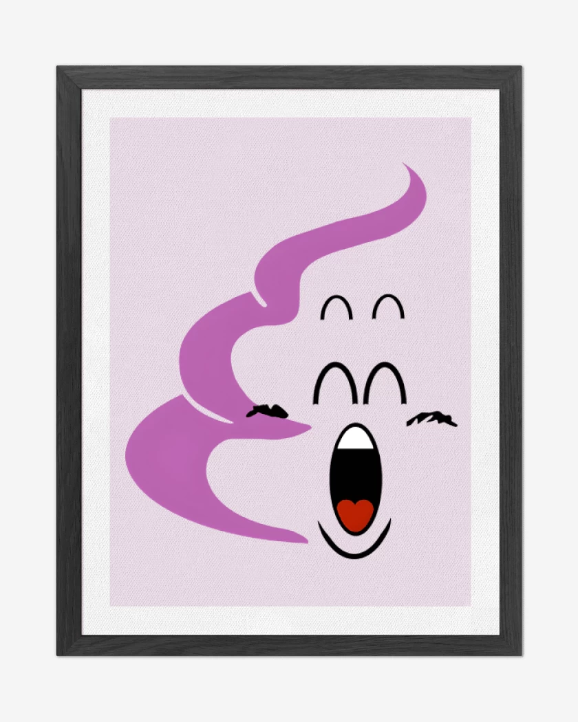 Cuadro decorativo Rosa Pastel de Mojoncito de Arale