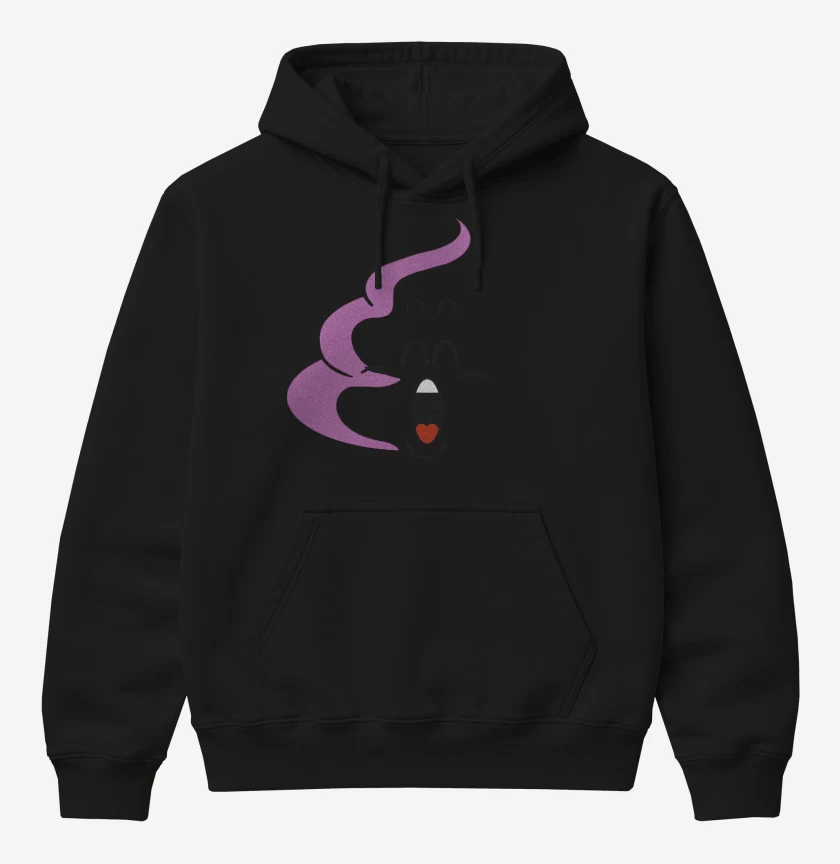 Poleron Canguro básico Negro de Mojoncito de Arale