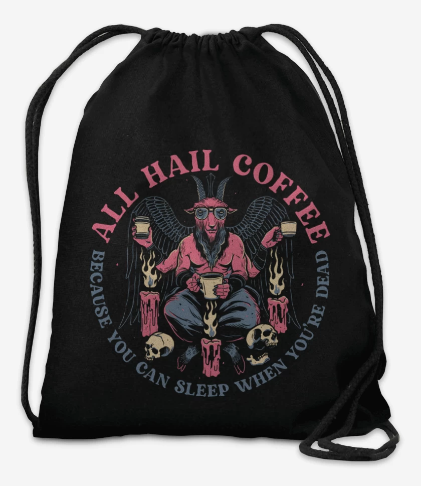 Mochila Negro de All Hail Coffee