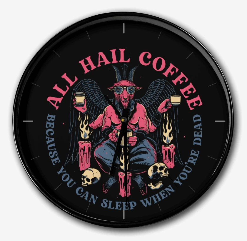 Reloj All Hail Coffee