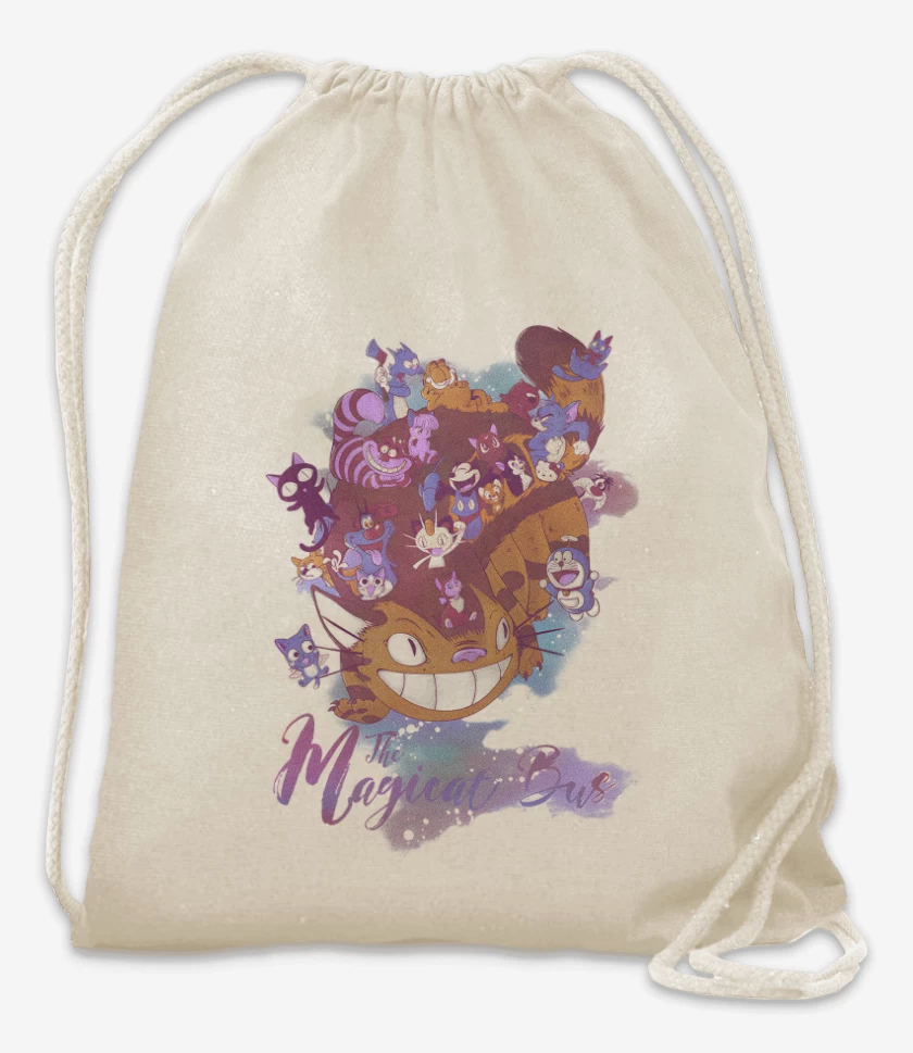 Mochila Blanco de The Magicat Bus