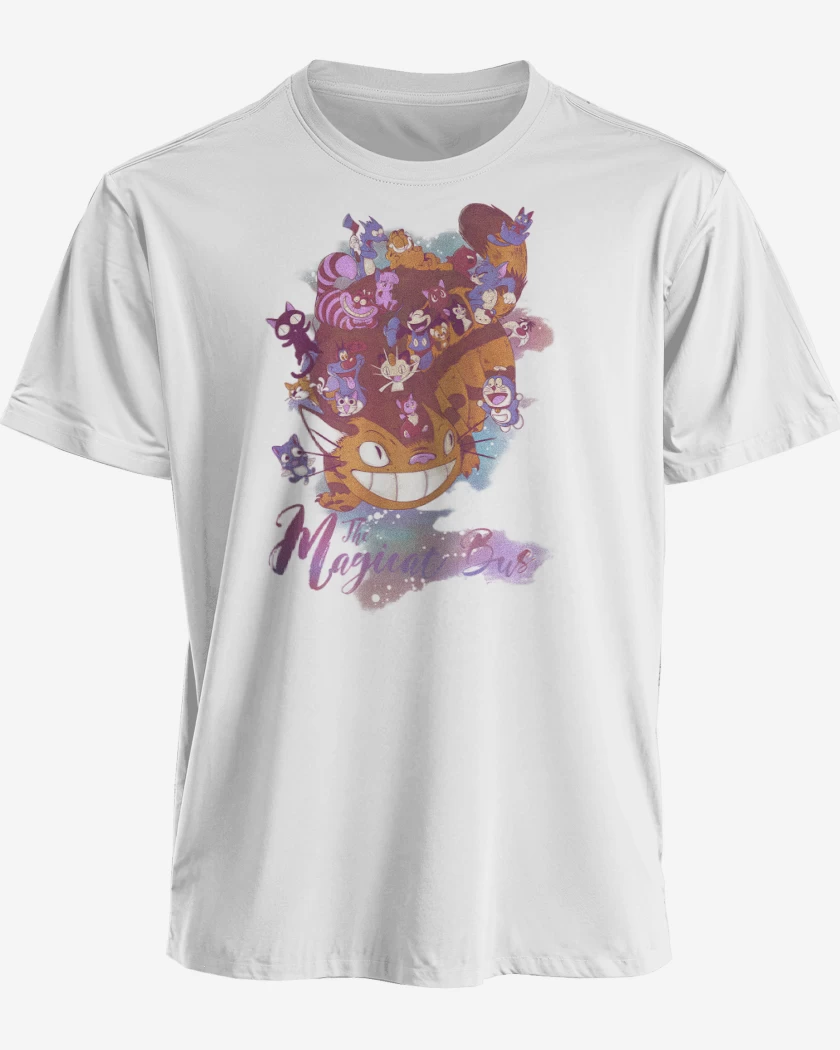 Polera premium Blanco de The Magicat Bus