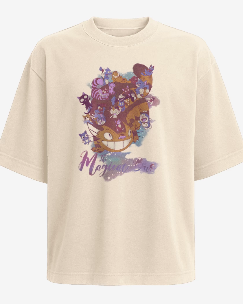 Polera Oversize The Magicat Bus