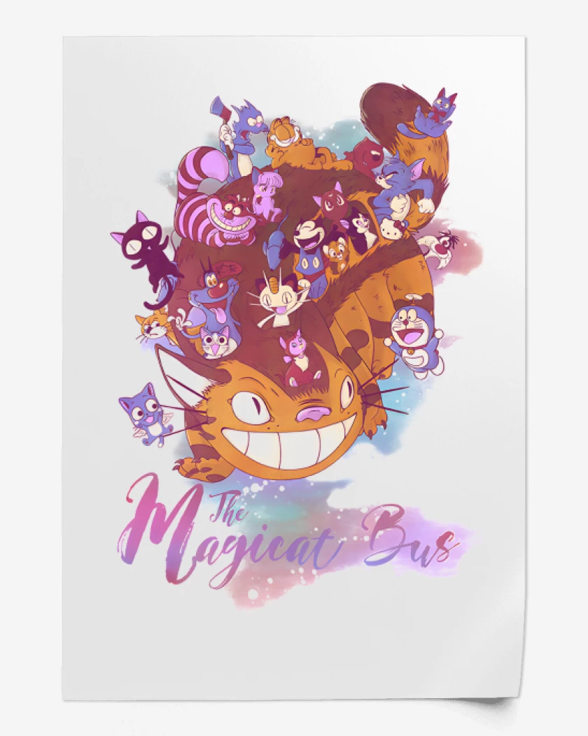 Print The Magicat Bus
