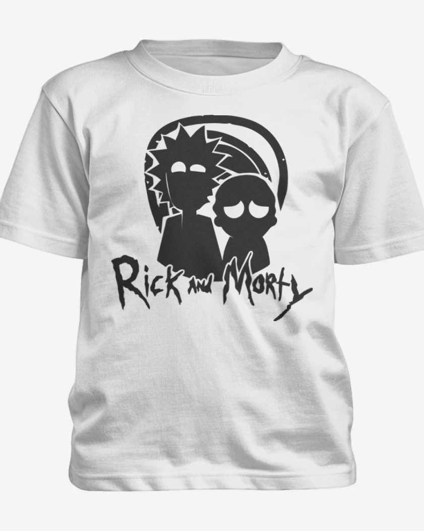 Polera de niño Blanco de Rick and morty