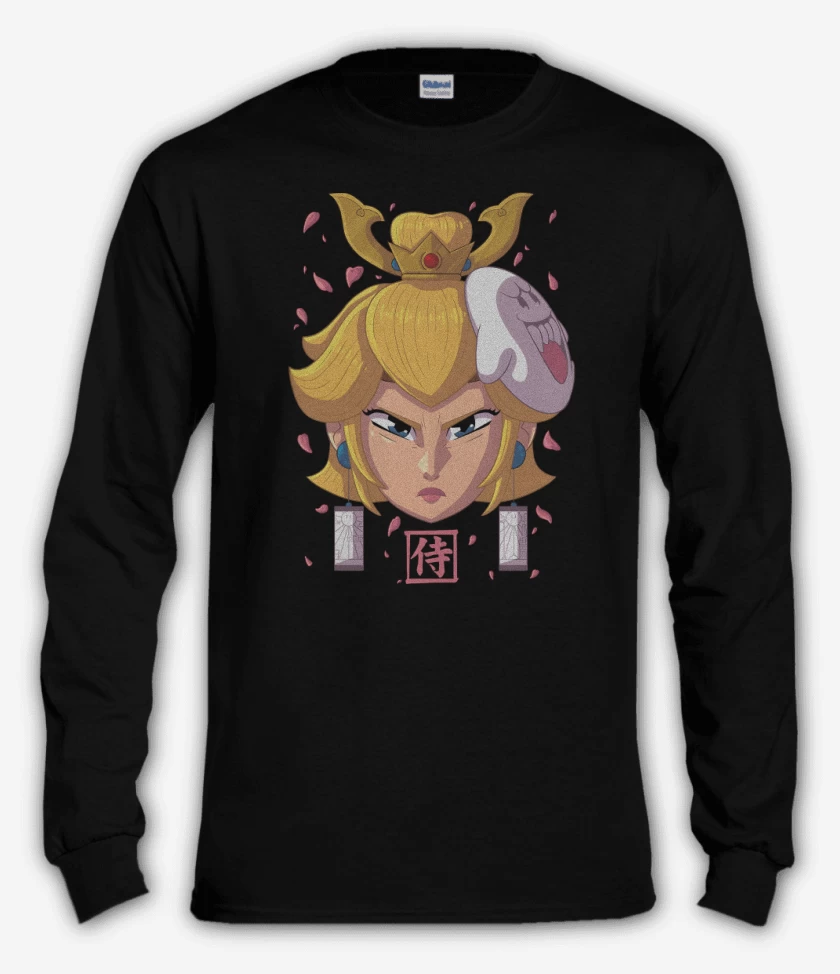 Polera manga larga Negro de Samurai Peach 