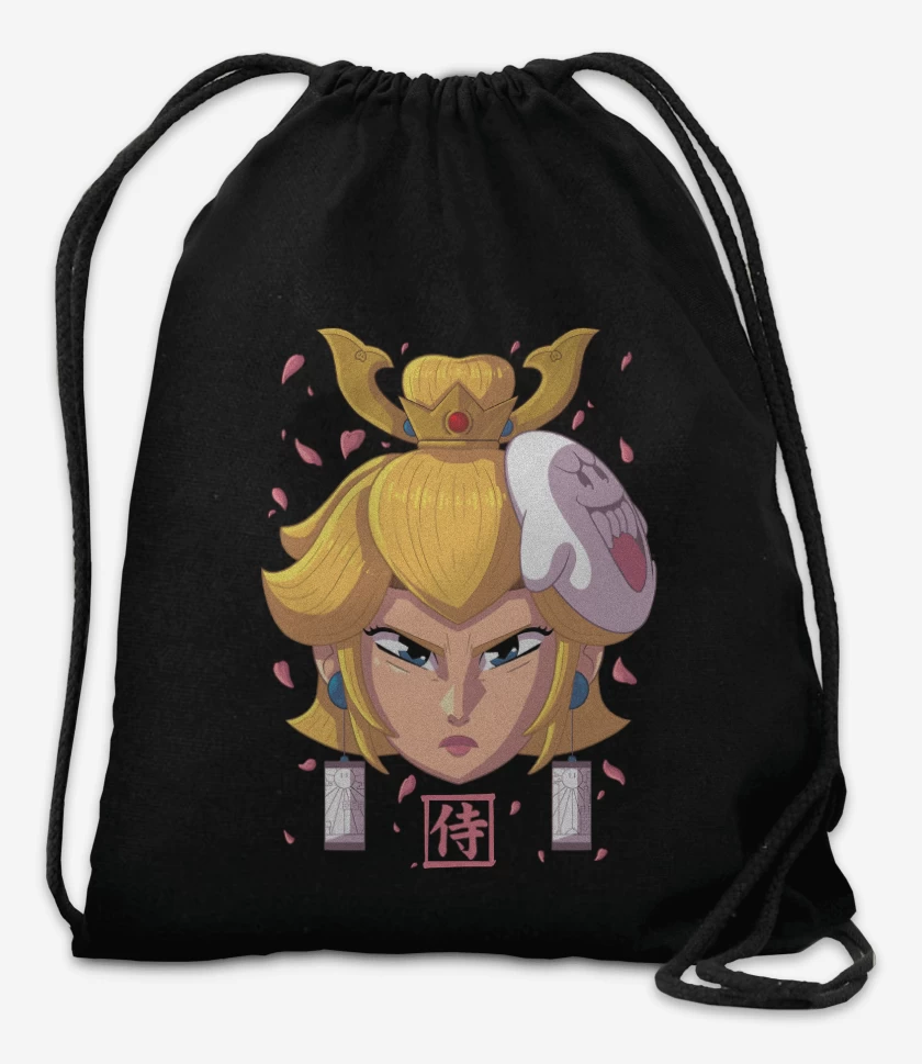Mochila Negro de Samurai Peach 