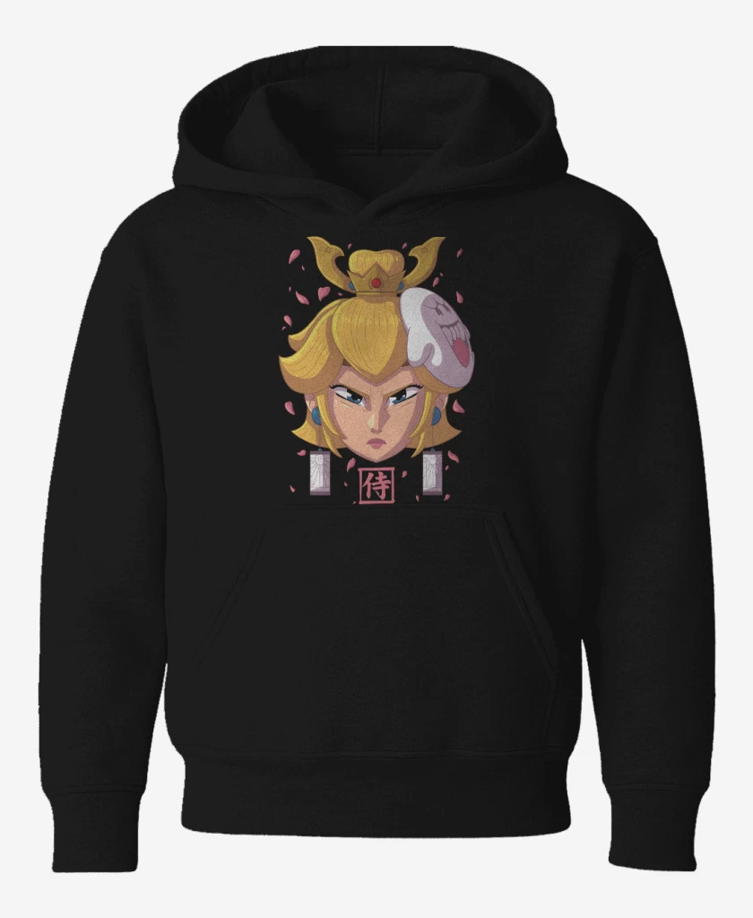 Poleron de niño Negro de Samurai Peach 