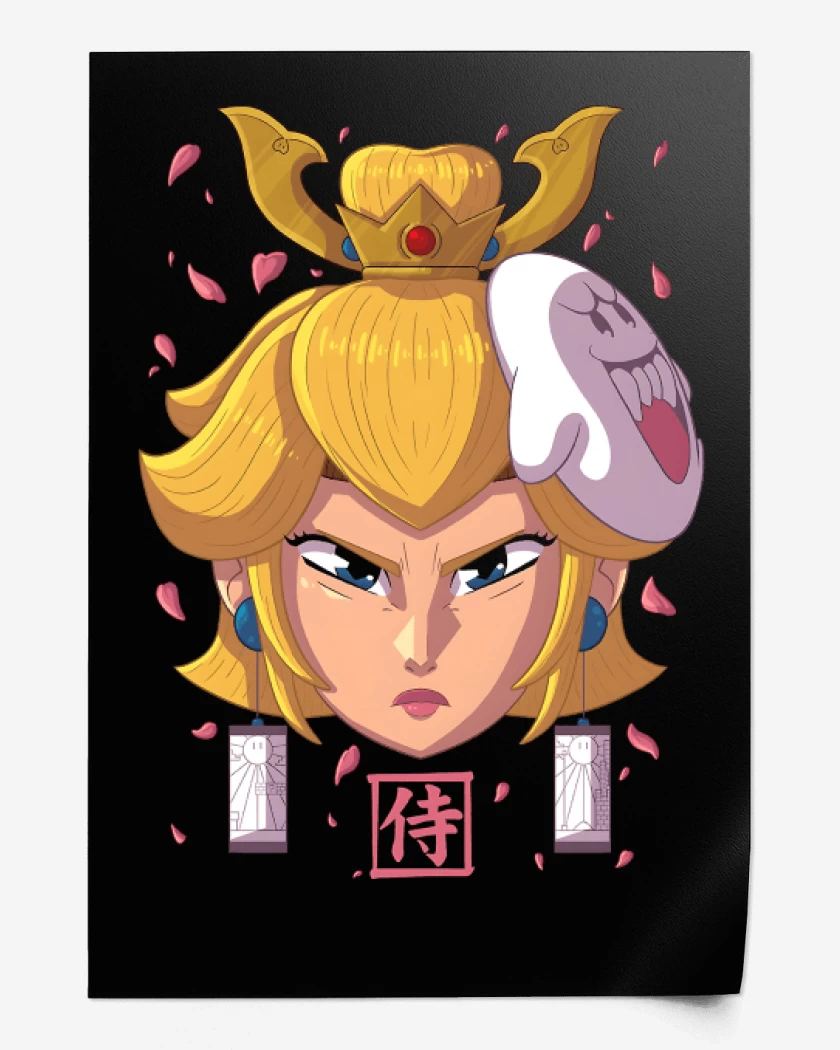 Print Samurai Peach 