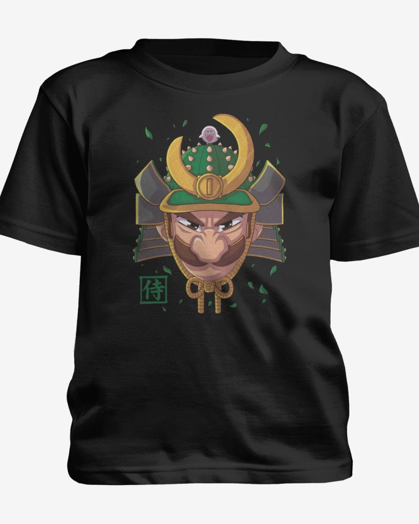 Polera de niño Negro de Samurai Luigi