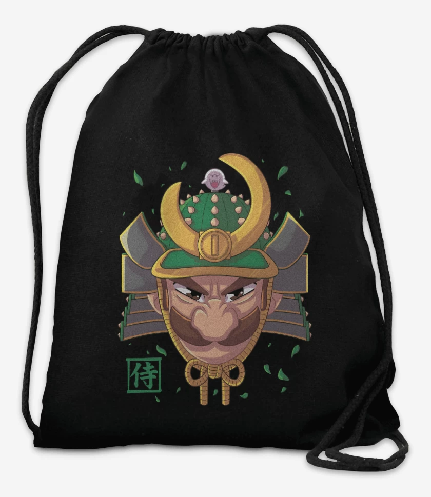 Mochila Negro de Samurai Luigi