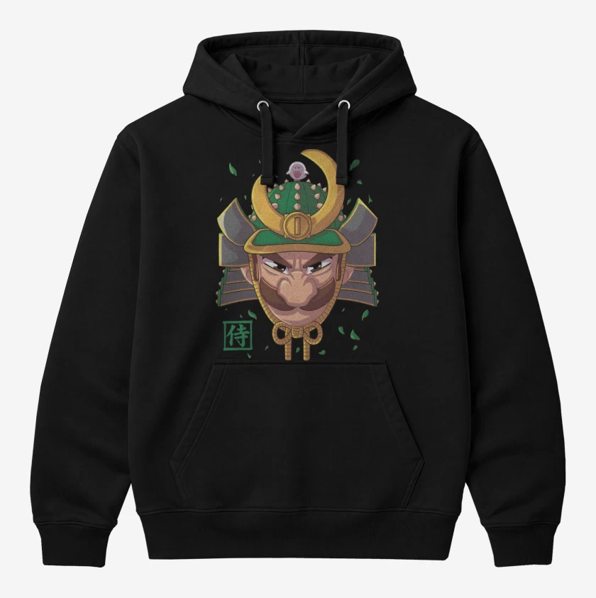 Polerón Canguro Negro de Samurai Luigi