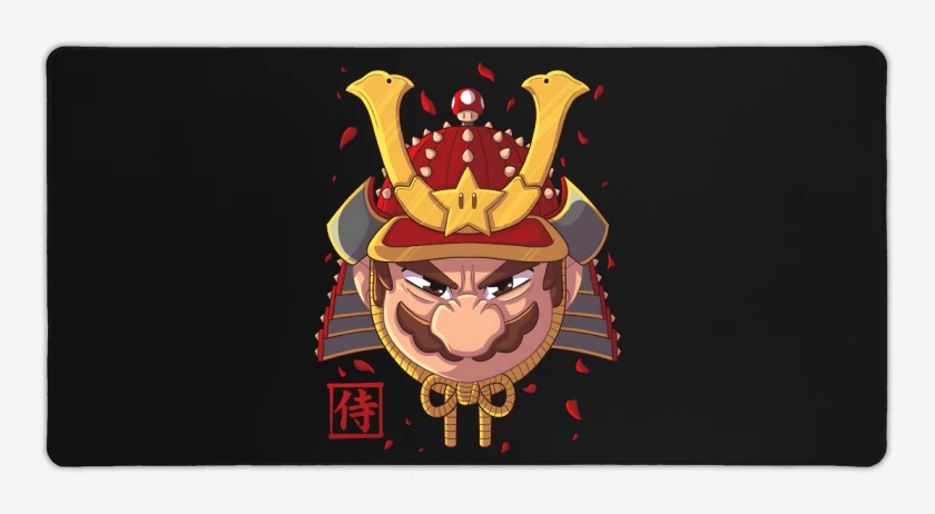 Mouse pad Gamer Negro de Samurai Bros