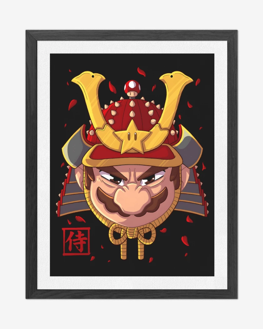 Cuadro decorativo Negro de Samurai Bros