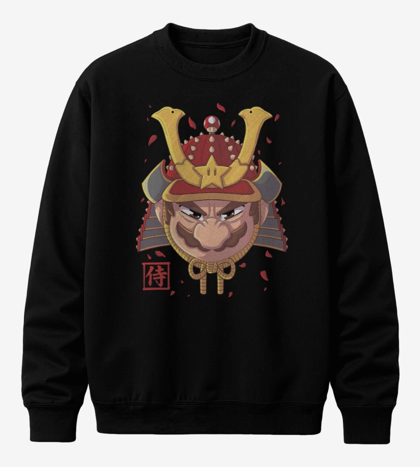 Poleron polo Negro de Samurai Bros