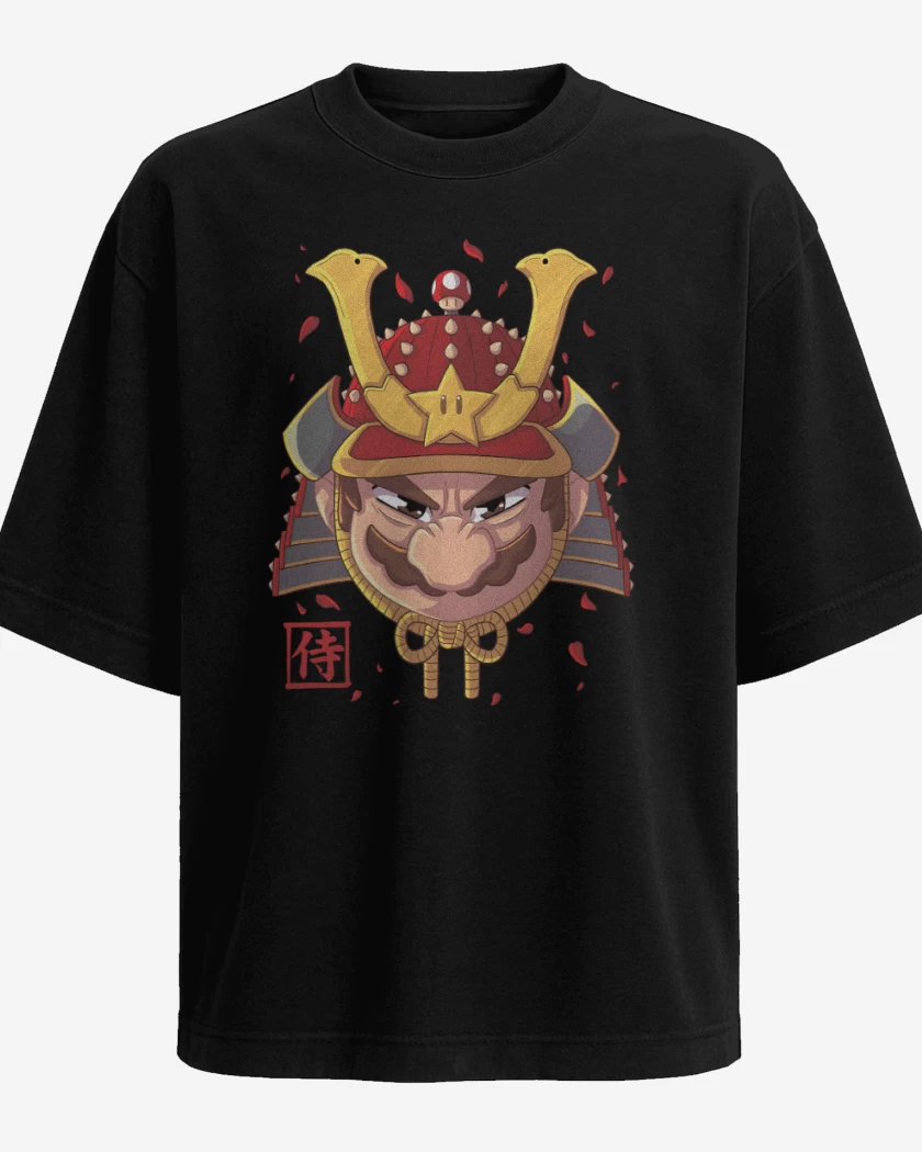 Polera Oversize Negro de Samurai Bros