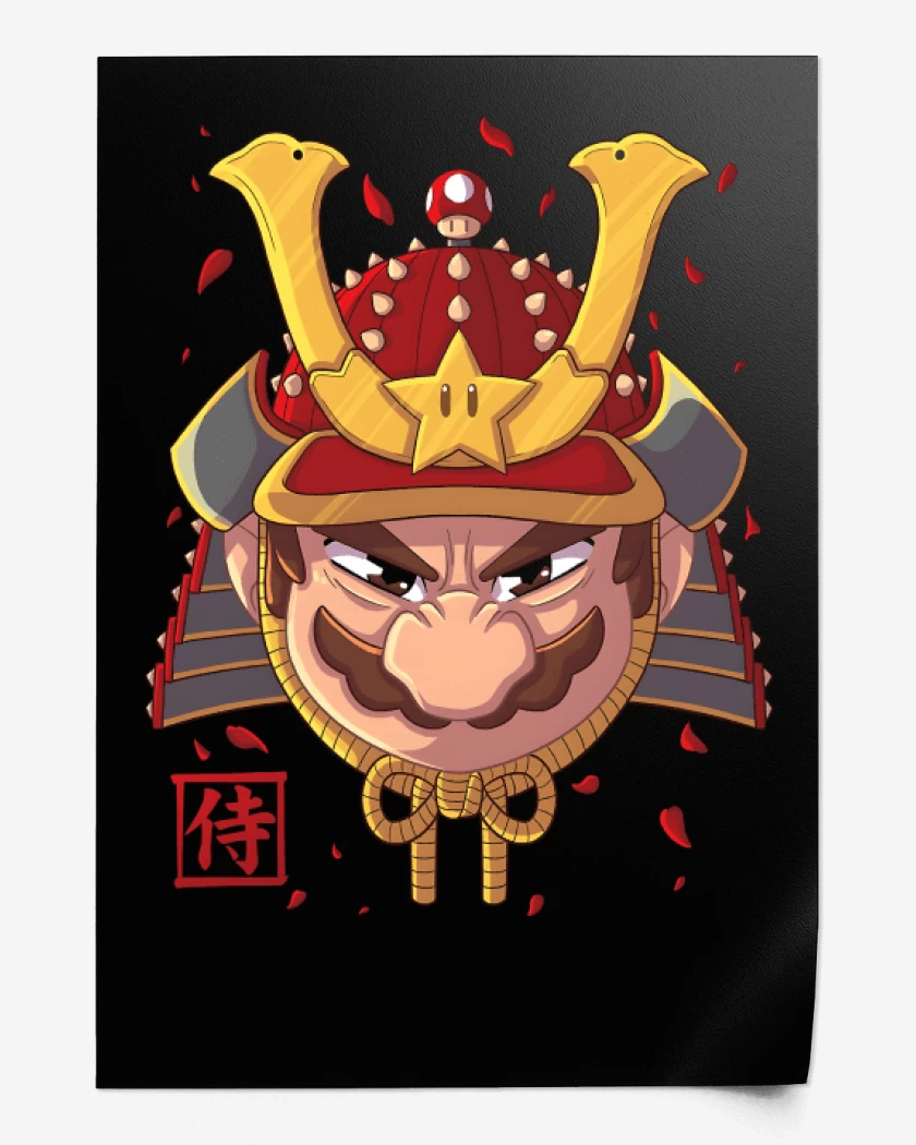Print Negro de Samurai Bros