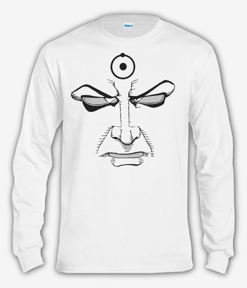 Polera manga larga Blanco de Manhattan