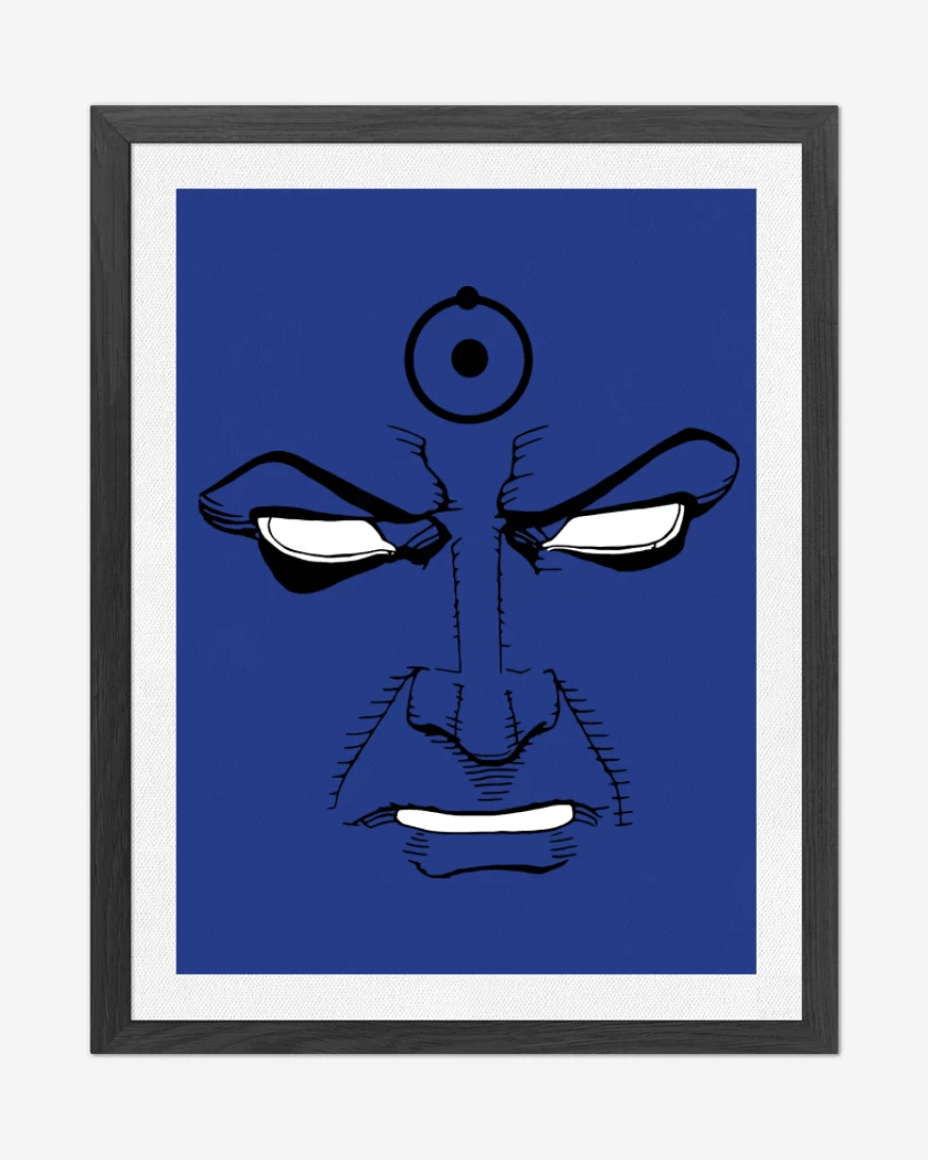 Cuadro decorativo Azul Rey de Manhattan
