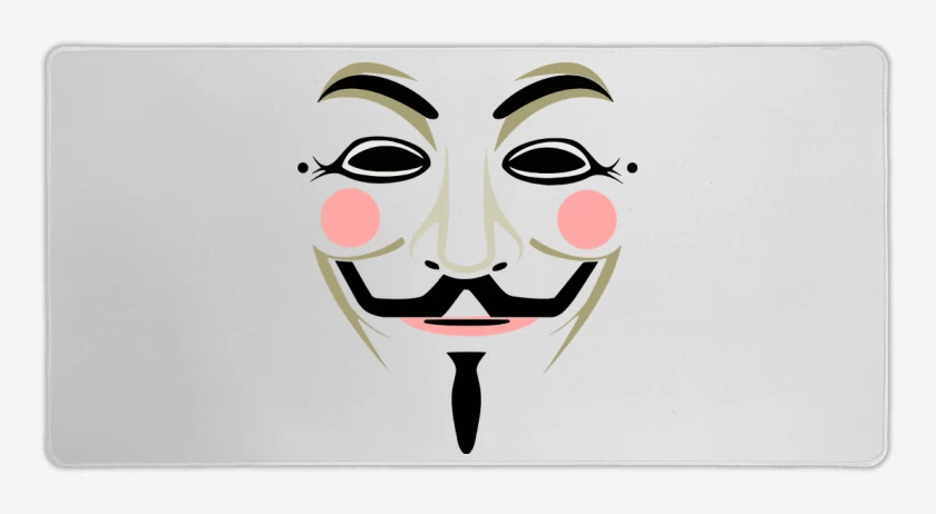 Mouse pad Gamer Blanco de V