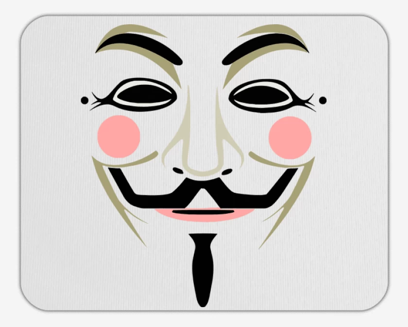 Mousepad Blanco de V
