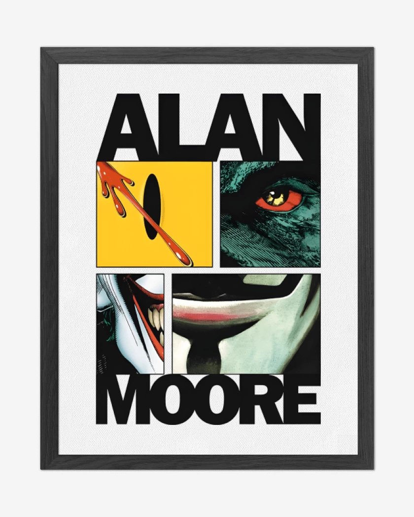 Cuadro decorativo Blanco de Alan Moore 