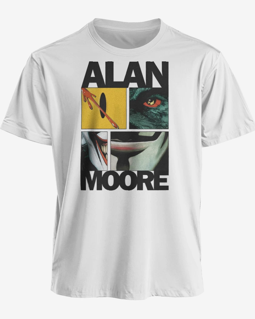 Polera premium Blanco de Alan Moore 
