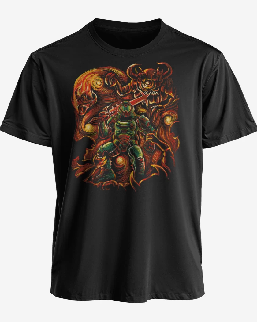 Polera premium Negro de Van Doom