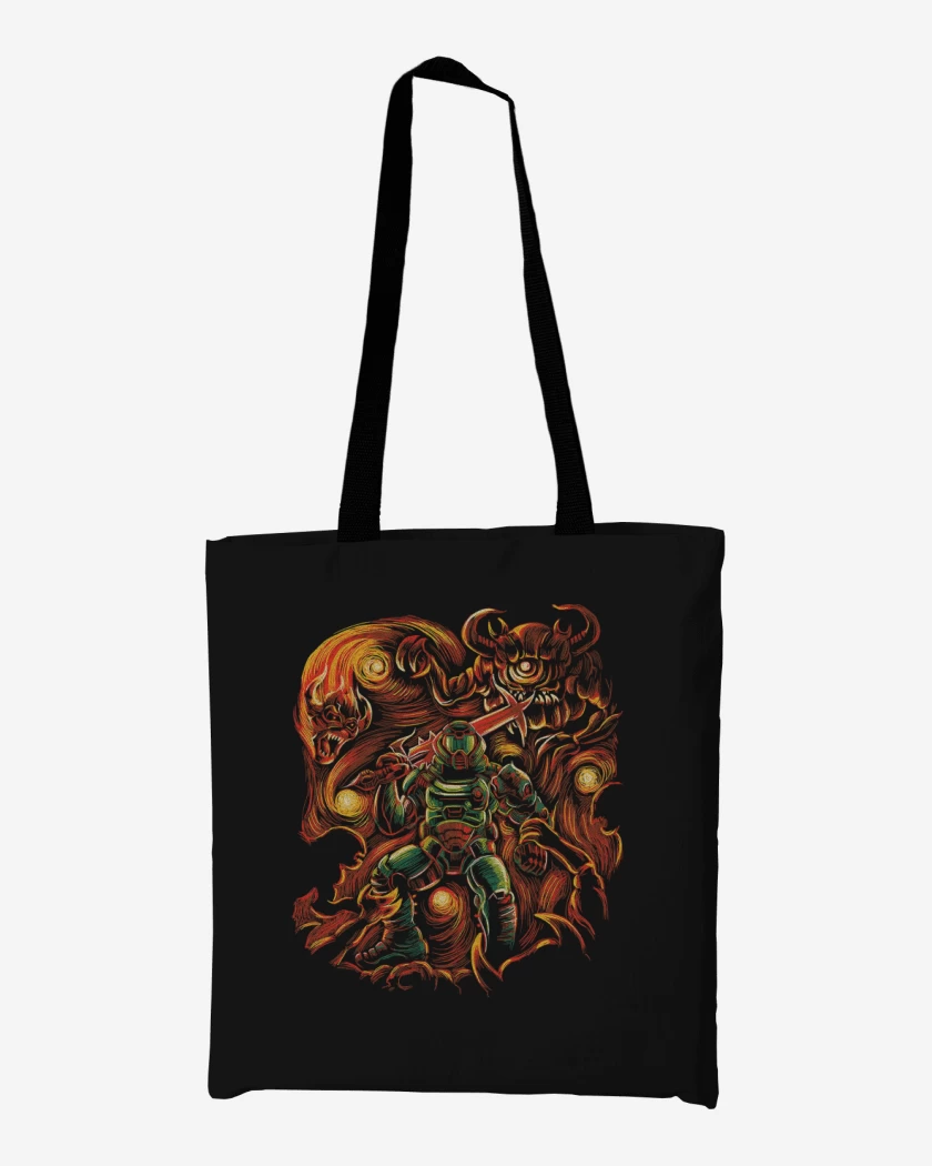 Totebag Negro de Van Doom