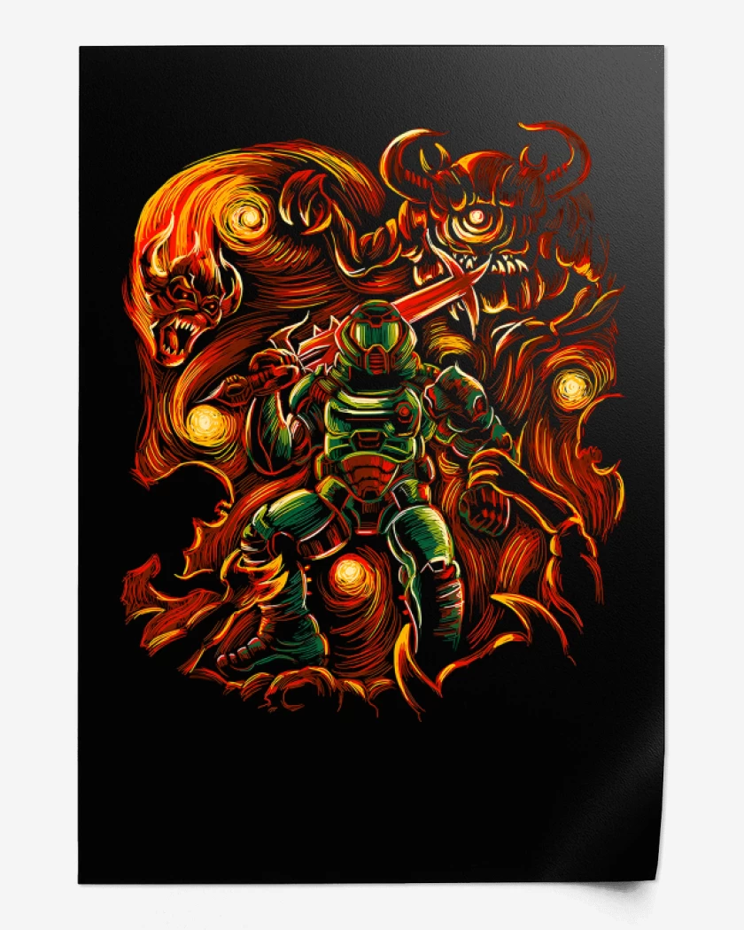 Print Negro de Van Doom