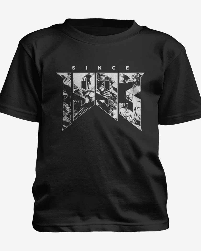Polera de niño Negro de Doom 1993 