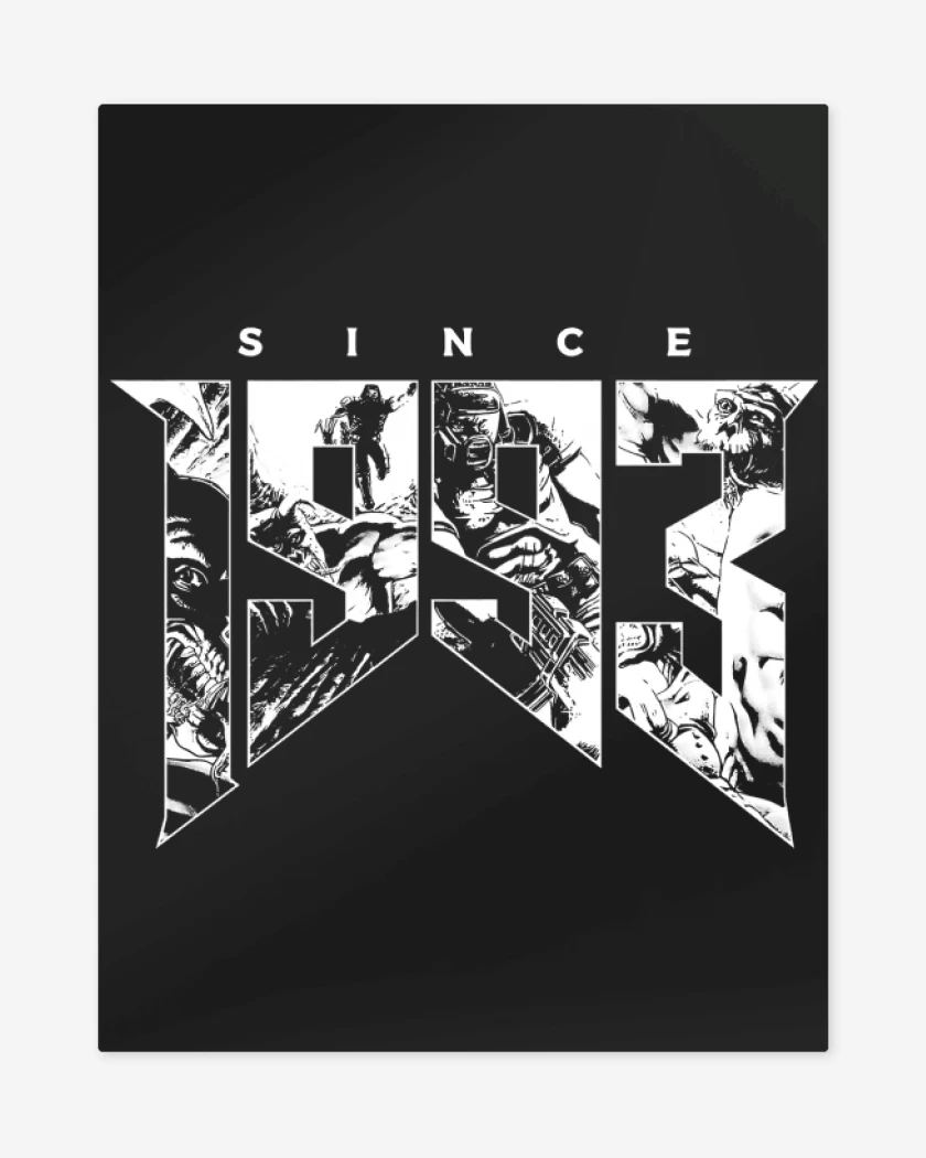 Print metalico Doom 1993 