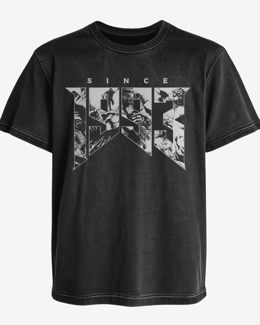 Polera desgastada Doom 1993 