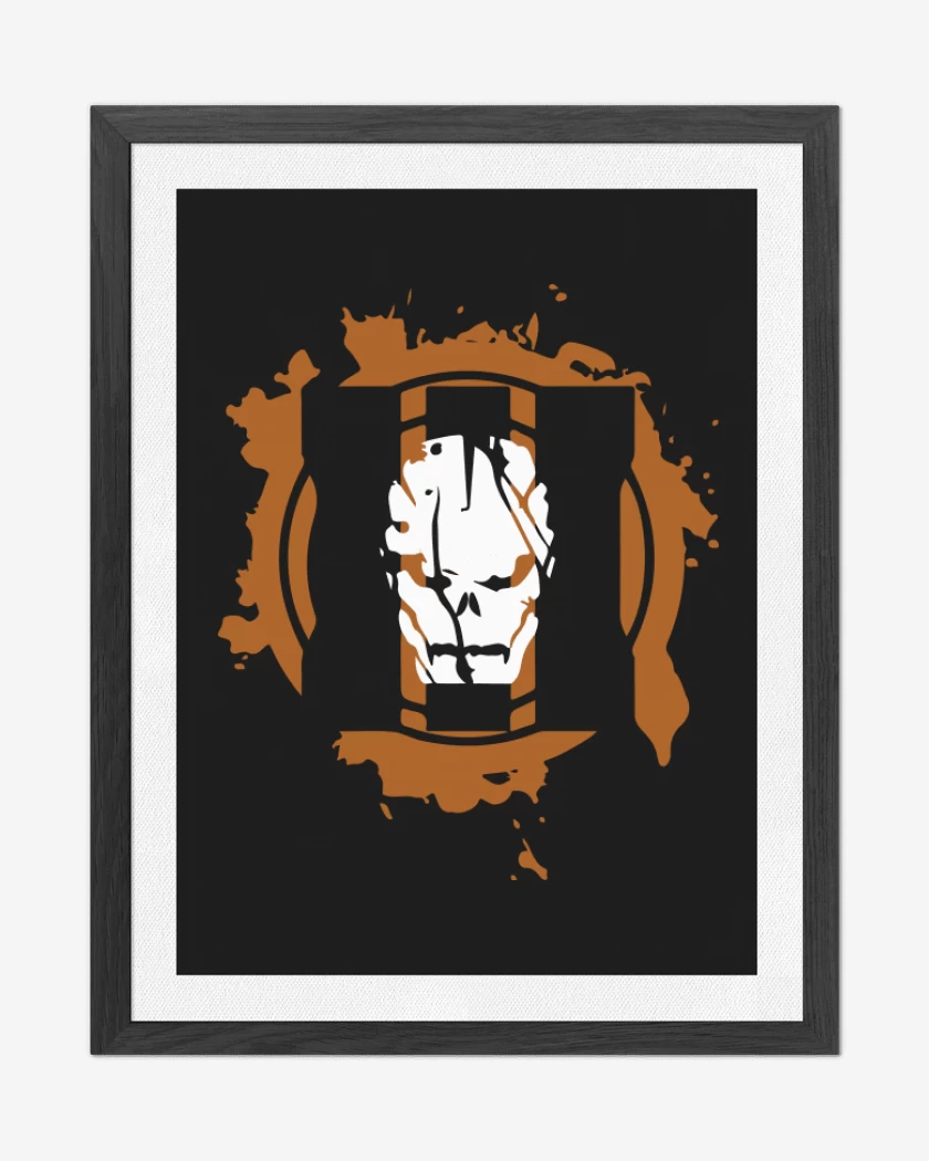 Cuadro decorativo Negro de CoD 3