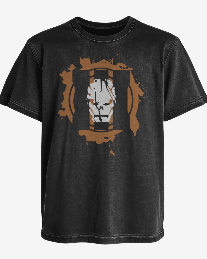 Polera desgastada Negro de CoD 3
