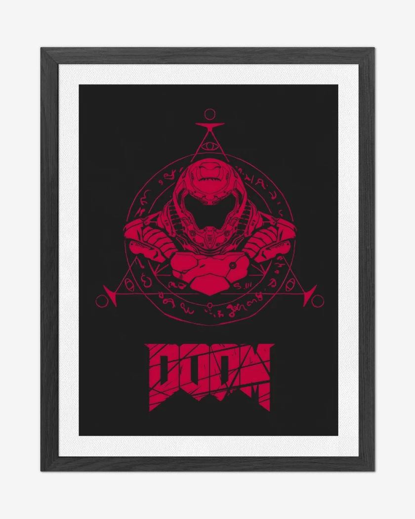 Cuadro decorativo Símbolo Doom